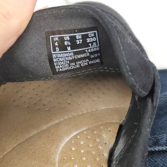 Clarks Collection Black Suede Loafer - Picture 8 of 8